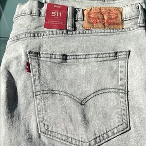 Levi's Slim Fit Light Gray Jeans